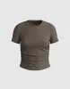 Crew Neck Skinny T-Shirt sold by Urban Revivo