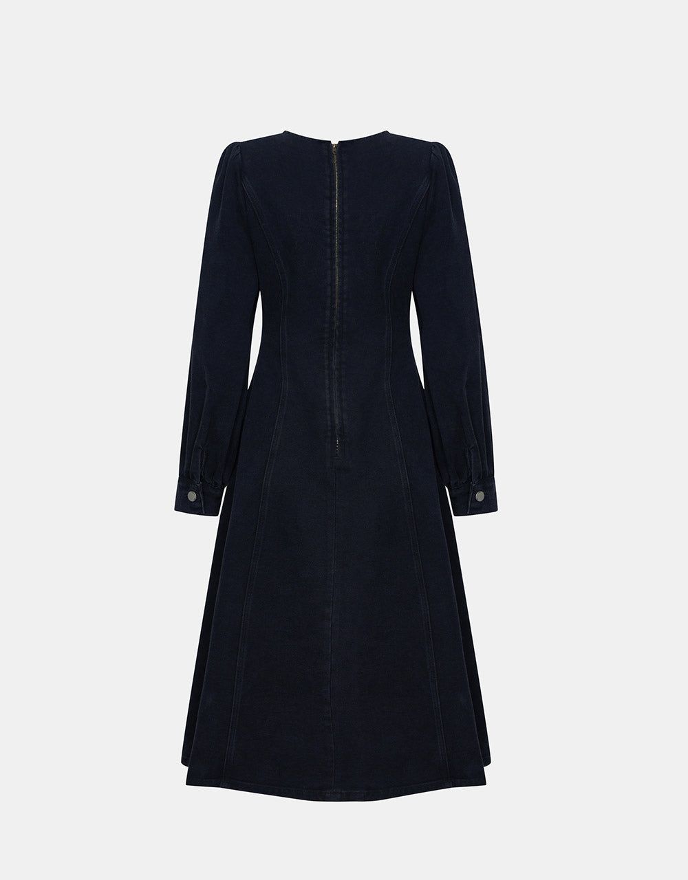 V Neck Puff Sleeve A-line Dress sold by Urban Revivo product image thumbnail 4