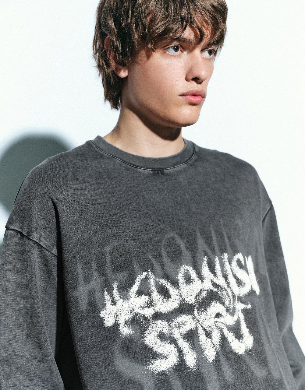 Letter Printed Crew Neck T-Shirt sold by Urban Revivo product image thumbnail 5