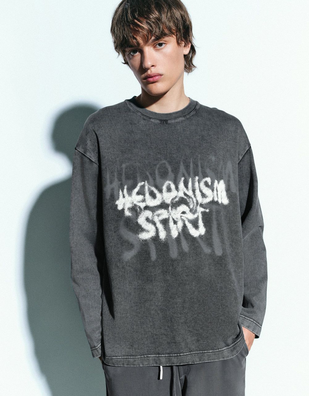 Letter Printed Crew Neck T-Shirt sold by Urban Revivo