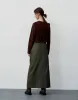 Maxi A-Line Skirt With Belt sold by Urban Revivo