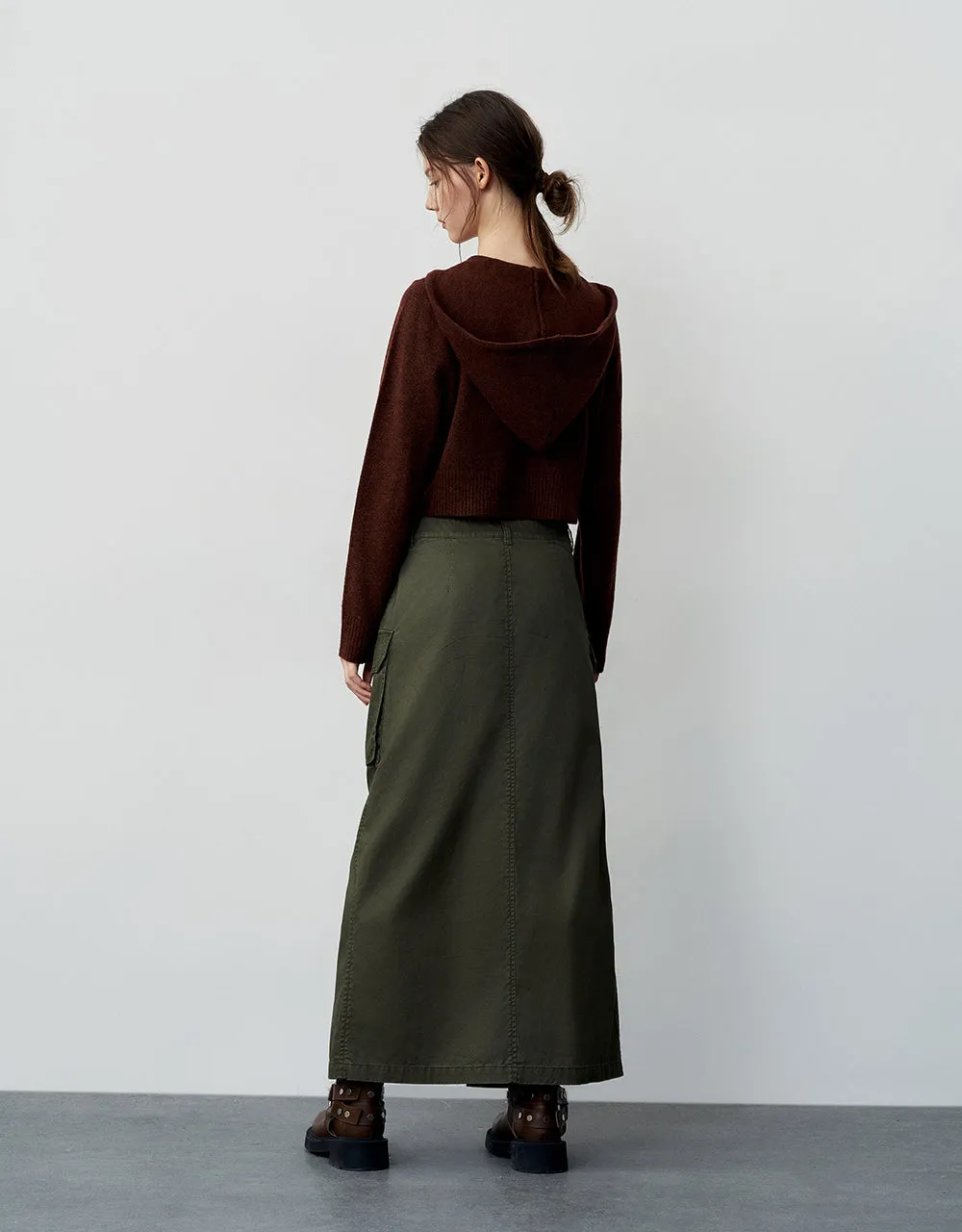 Maxi A-Line Skirt With Belt sold by Urban Revivo product image thumbnail 5