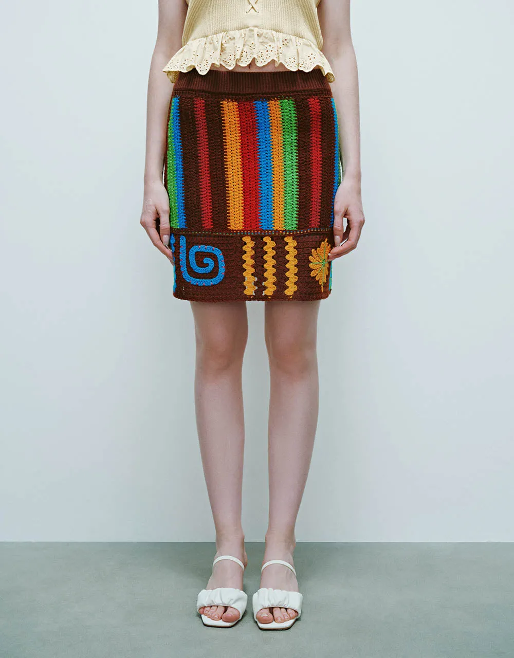 Elastic Mini Knitted Skirt sold by Urban Revivo product image thumbnail 2