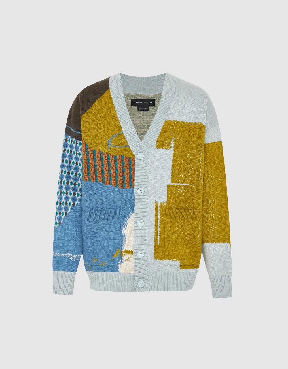 Printed Knitted Cardigan sold by Urban Revivo