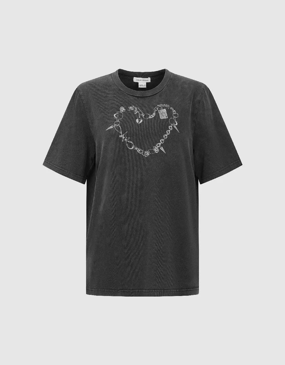 Printed Crew Neck Loose T-Shirt sold by Urban Revivo product image thumbnail 2