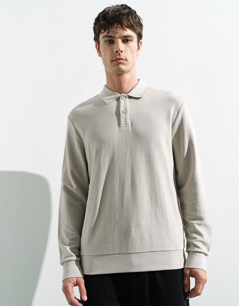 Standard Sleeve Straight Polo Shirt sold by Urban Revivo