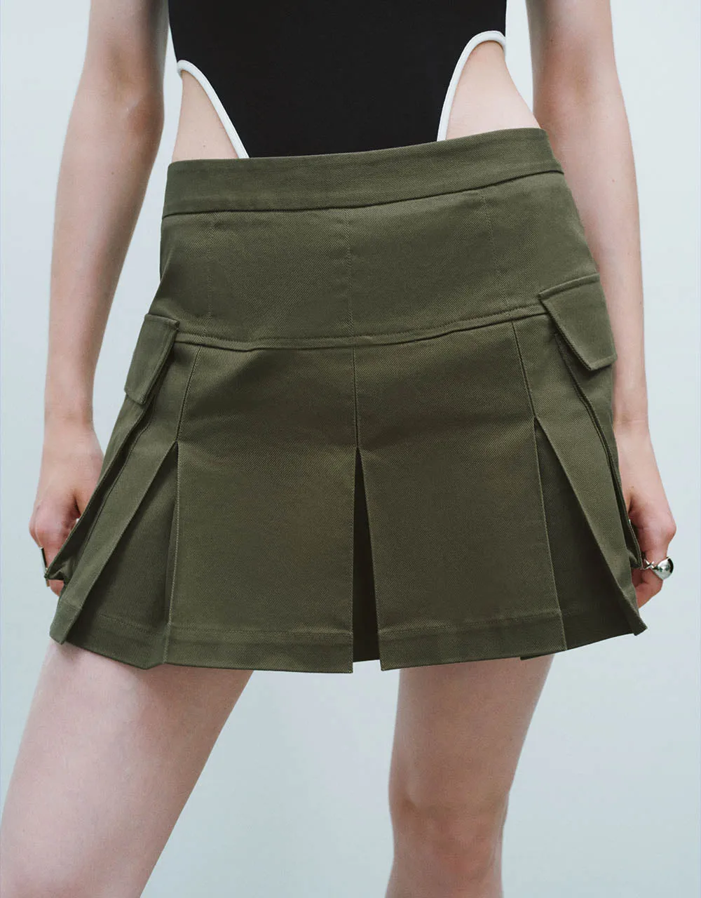 Pleated Mini A-Line Skirt sold by Urban Revivo product image thumbnail 5