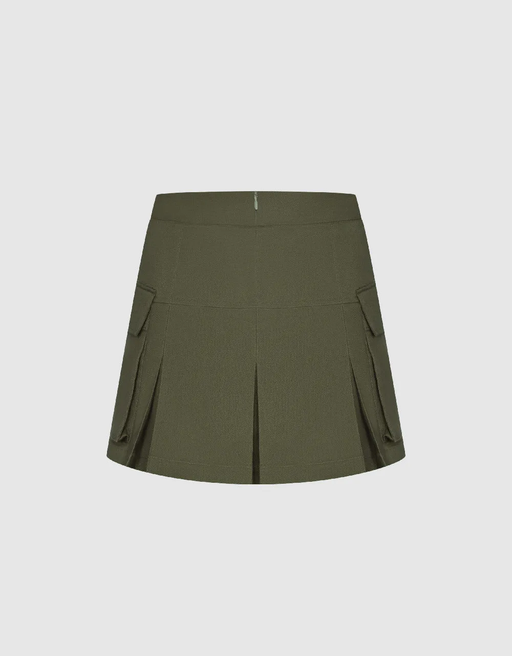 Pleated Mini A-Line Skirt sold by Urban Revivo product image thumbnail 3