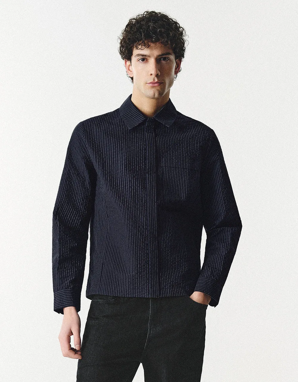 Loose A-Line Jacket sold by Urban Revivo