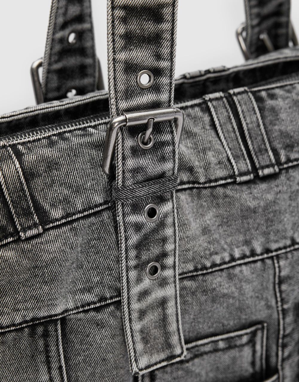 Denim Tote Bag sold by Urban Revivo product image thumbnail 5