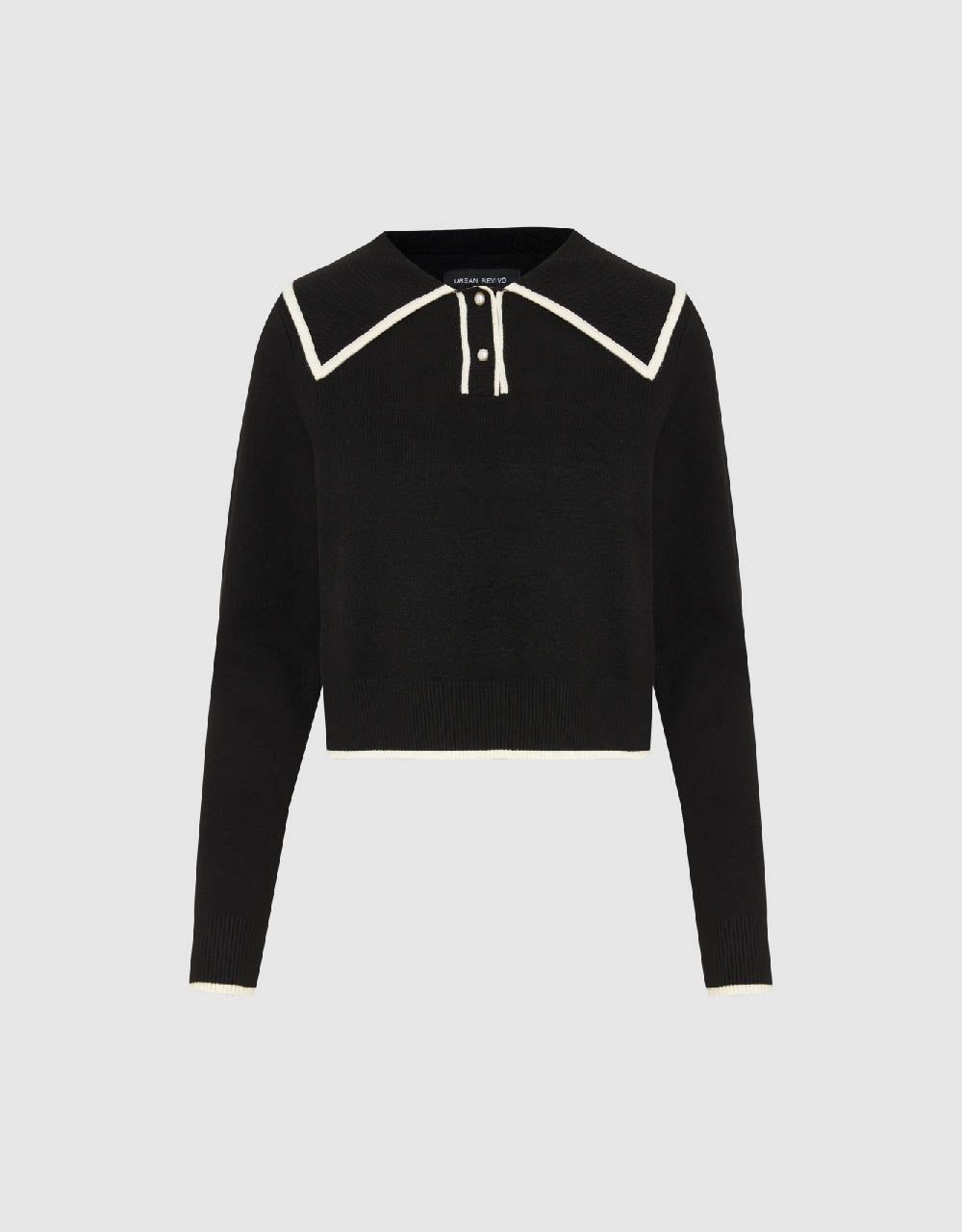 Straight Knitted T-Shirt sold by Urban Revivo product image thumbnail 2