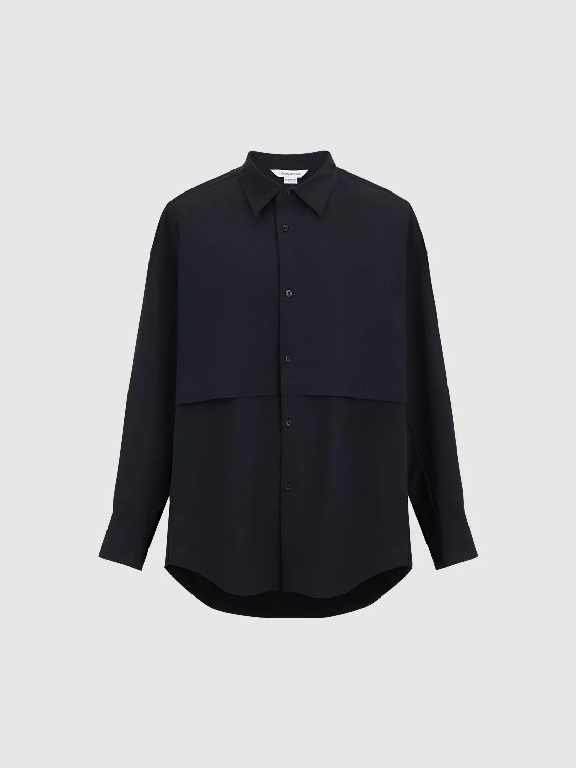 Button Up Oversized Shirt sold by Urban Revivo product image thumbnail 3