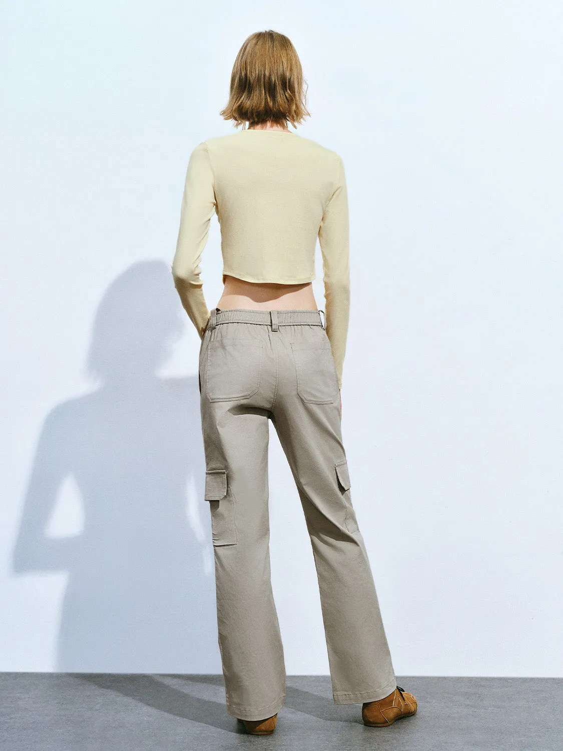 Printed Crew Neck Skinny T-Shirt sold by Urban Revivo product image thumbnail 4