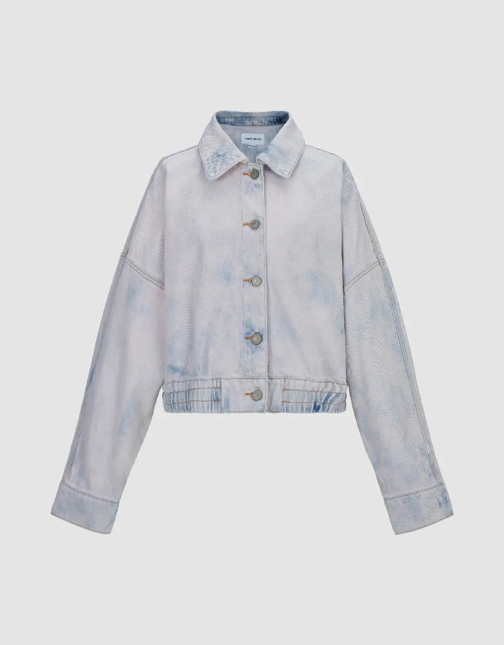 Drop Shoulder Sleeve Denim Jacket sold by Urban Revivo product image thumbnail 2