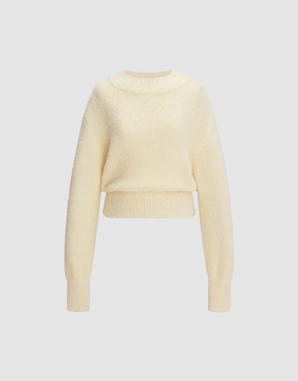 Drop Shoulder Sleeve Crew Neck Knitted T-Shirt sold by Urban Revivo product image thumbnail 2