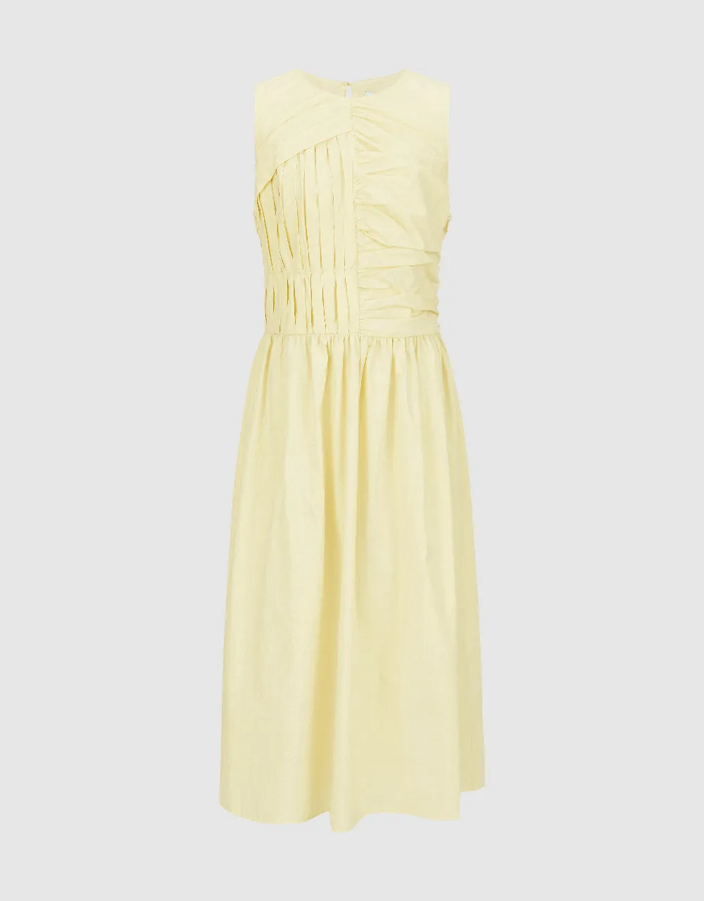 Sleeveless Crew Neck A-Line Dress sold by Urban Revivo product image thumbnail 4