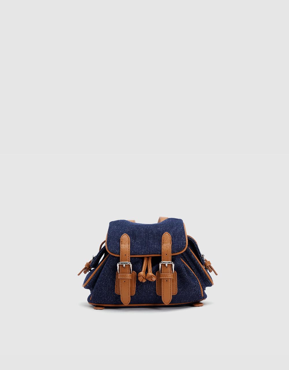 Double Buckled Denim Backpack sold by Urban Revivo
