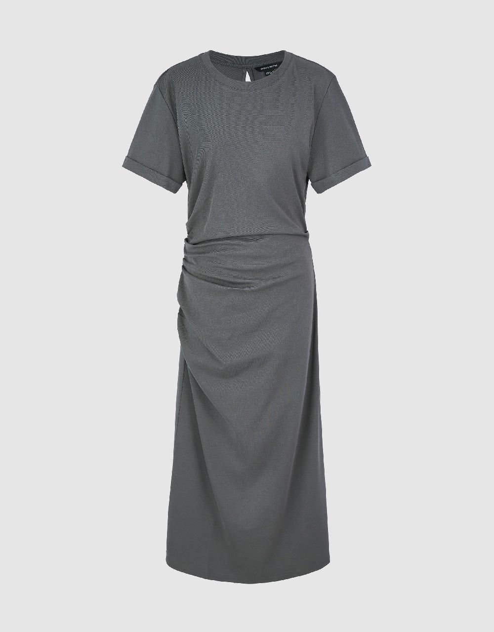 Ruched U Neck Skinny Dress sold by Urban Revivo product image thumbnail 2