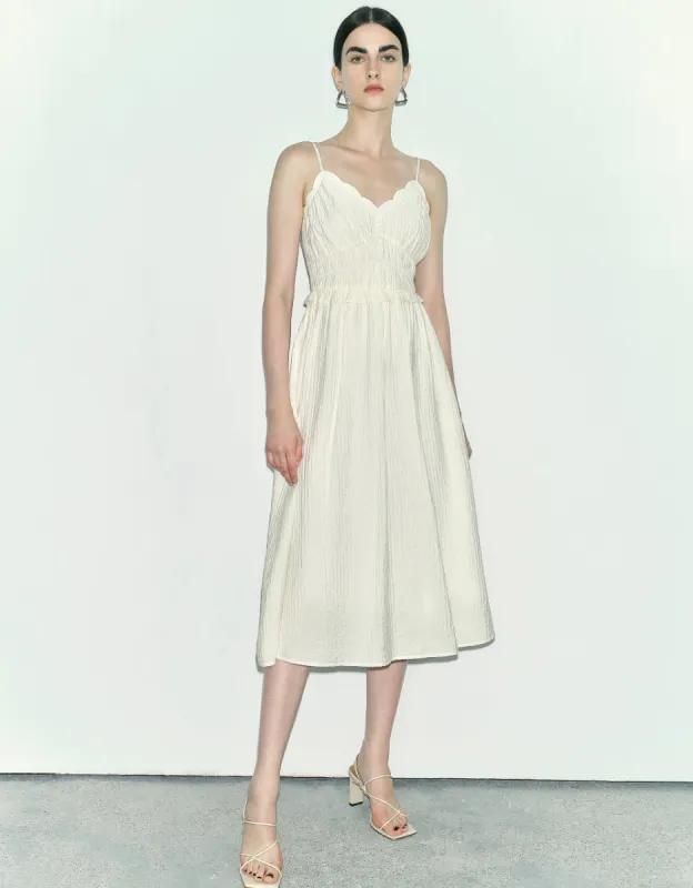 V-Neck A-Line Cami Dress sold by Urban Revivo
