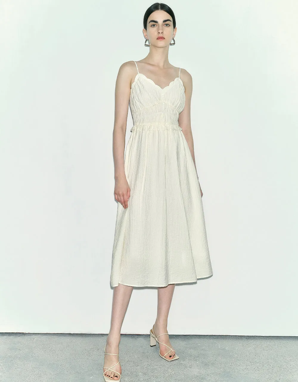 V-Neck A-Line Cami Dress sold by Urban Revivo