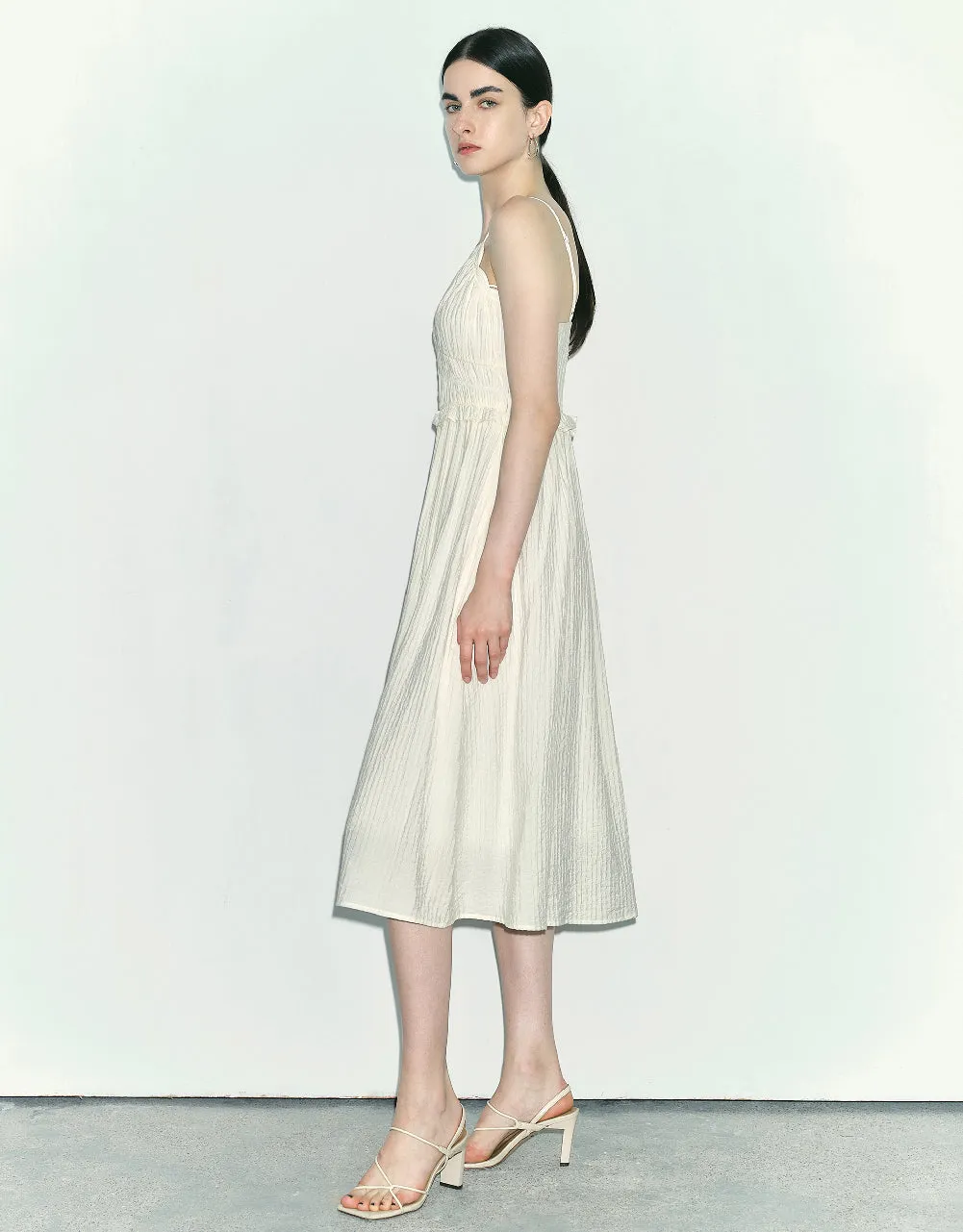 V-Neck A-Line Cami Dress sold by Urban Revivo product image thumbnail 3