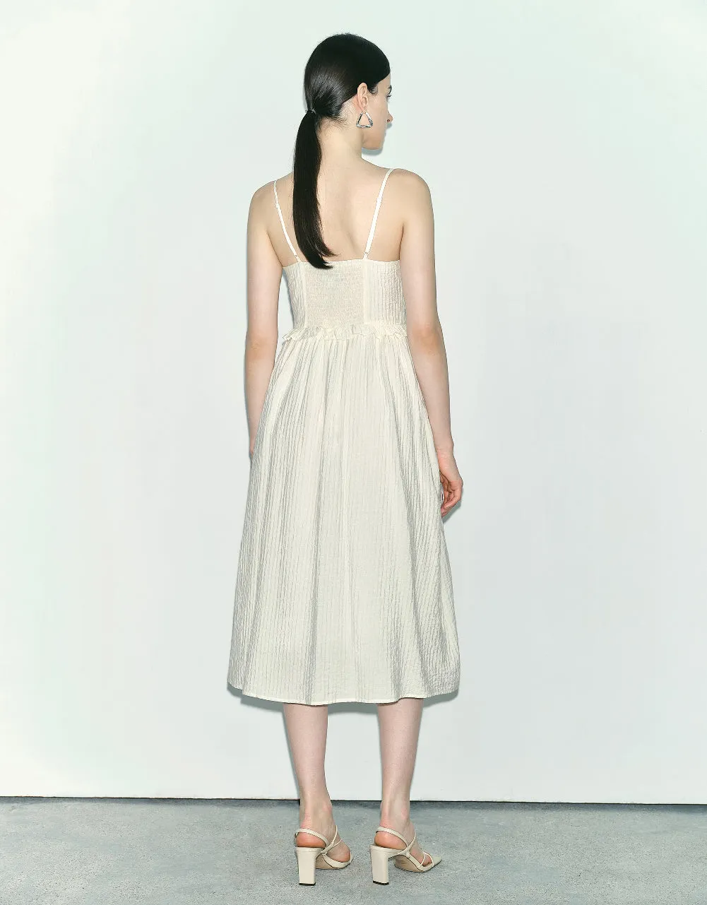 V-Neck A-Line Cami Dress sold by Urban Revivo product image thumbnail 4