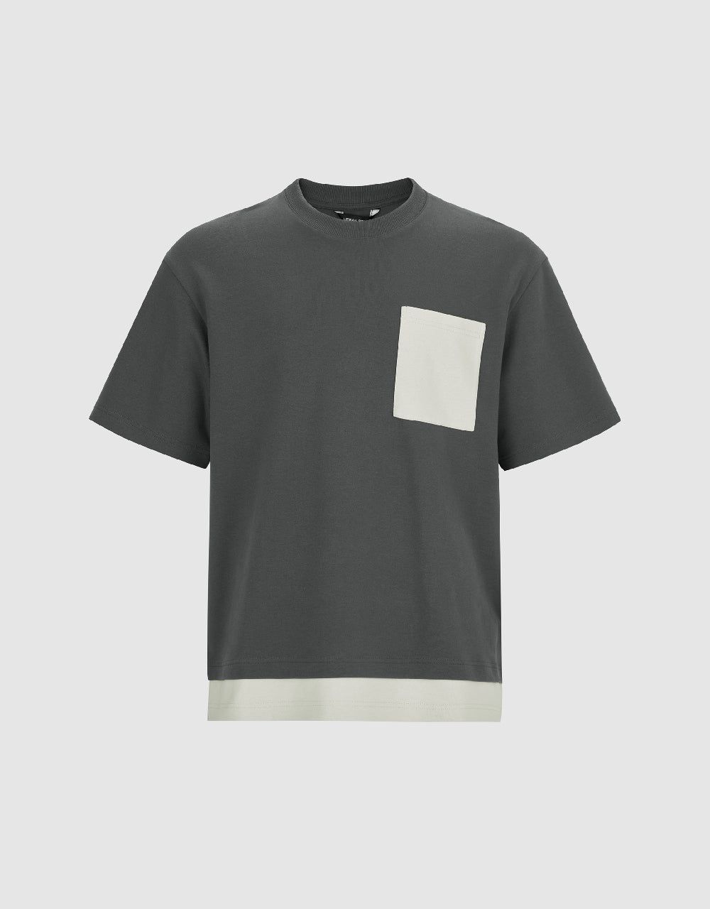 Crew Neck Straight Knitted T-Shirt sold by Urban Revivo