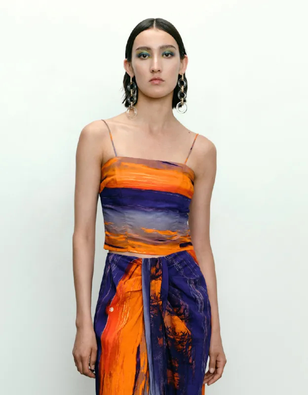Scenery Printed Cami Top made by Urban Revivo