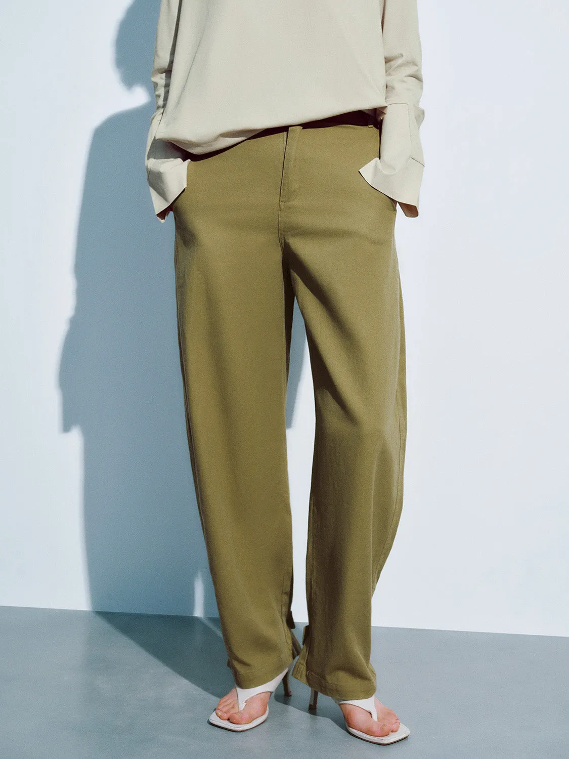 Wide-Leg Pants sold by Urban Revivo product image thumbnail 2