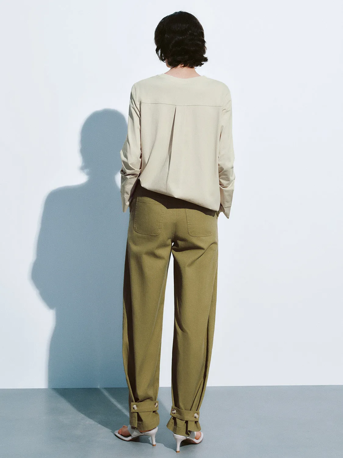 Wide-Leg Pants sold by Urban Revivo product image thumbnail 4