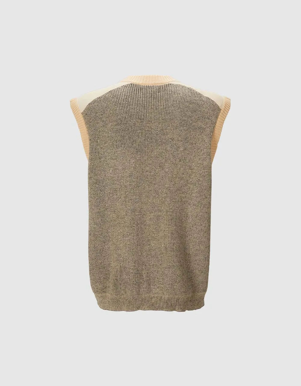 Colorblock Sweater Vest sold by Urban Revivo product image thumbnail 2