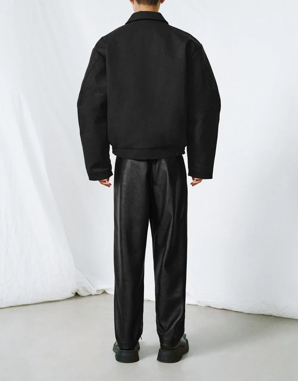 Zipper Front Straight Jacket sold by Urban Revivo product image thumbnail 4