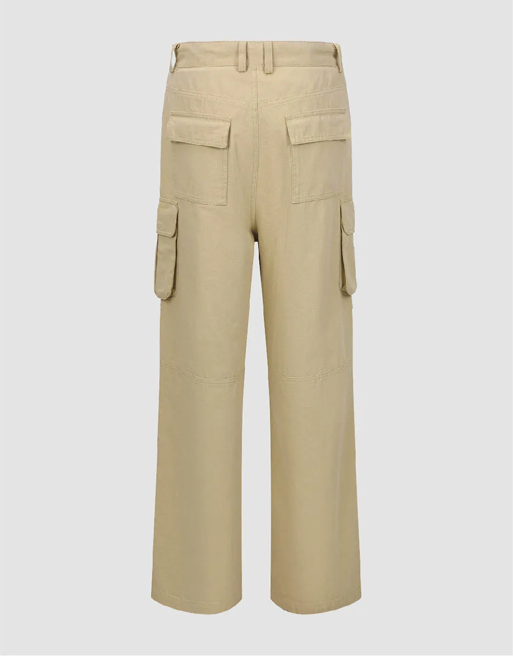 Drawstring Waist Straight Pants sold by Urban Revivo product image thumbnail 3