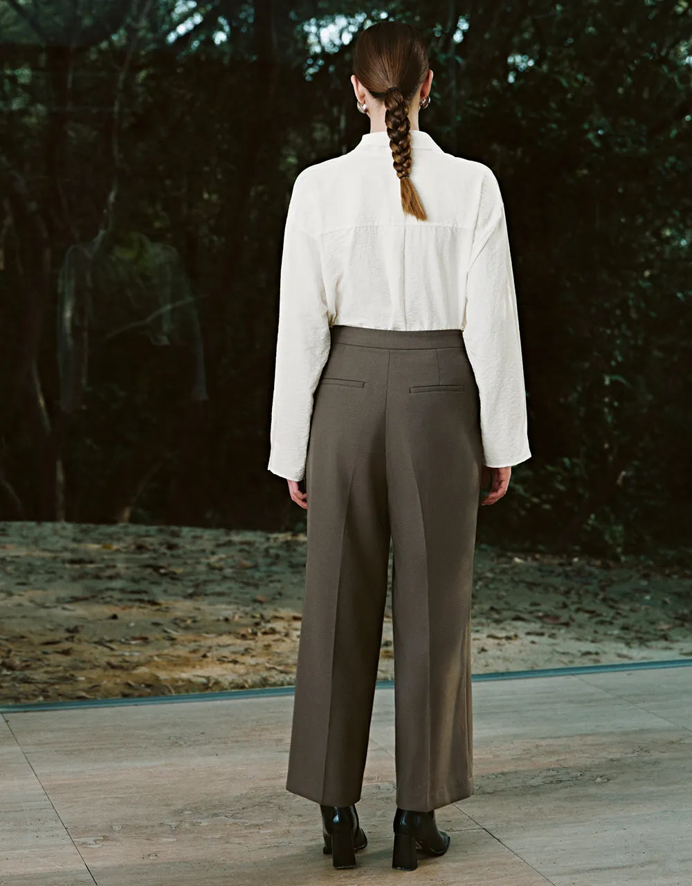 Textured Raglan Sleeve Overhead Shirt sold by Urban Revivo product image thumbnail 4