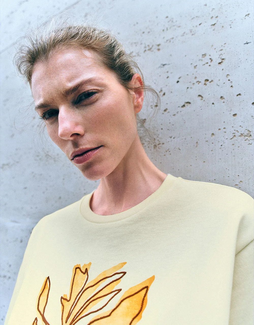 Printed Crew Neck Loose T-Shirt sold by Urban Revivo product image thumbnail 3