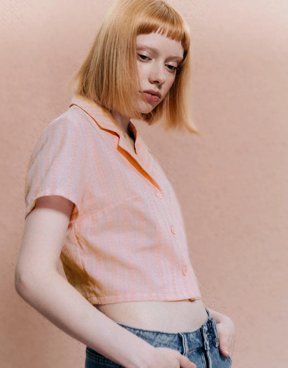 Textured Lapel Shirt sold by Urban Revivo product image thumbnail 5