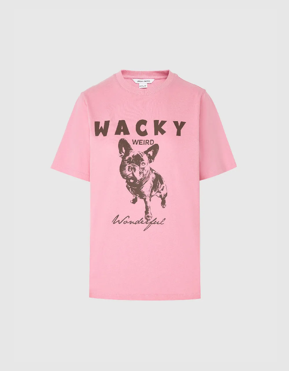 Printed Crew Neck Straight T-Shirt sold by Urban Revivo