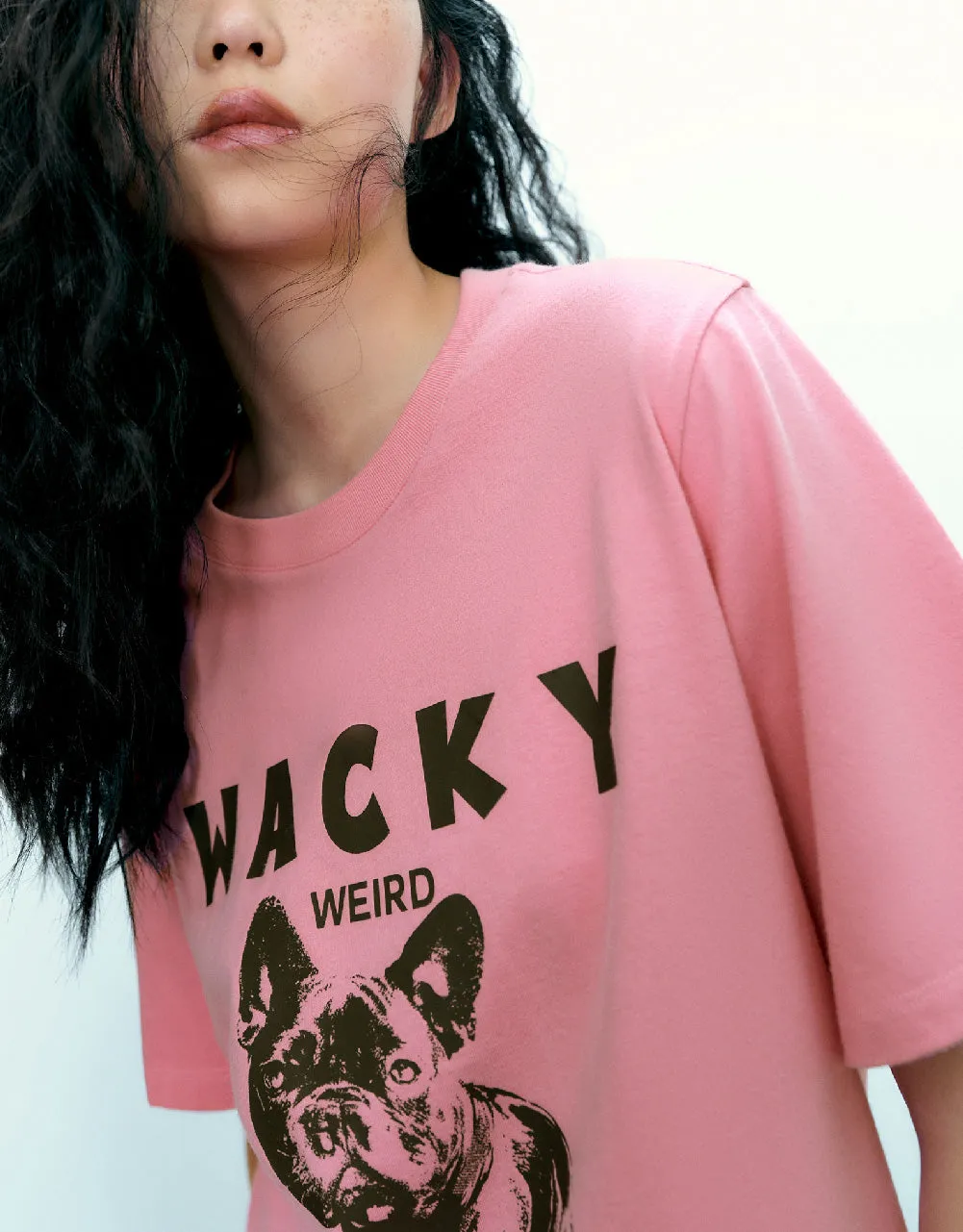 Printed Crew Neck Straight T-Shirt sold by Urban Revivo product image thumbnail 4
