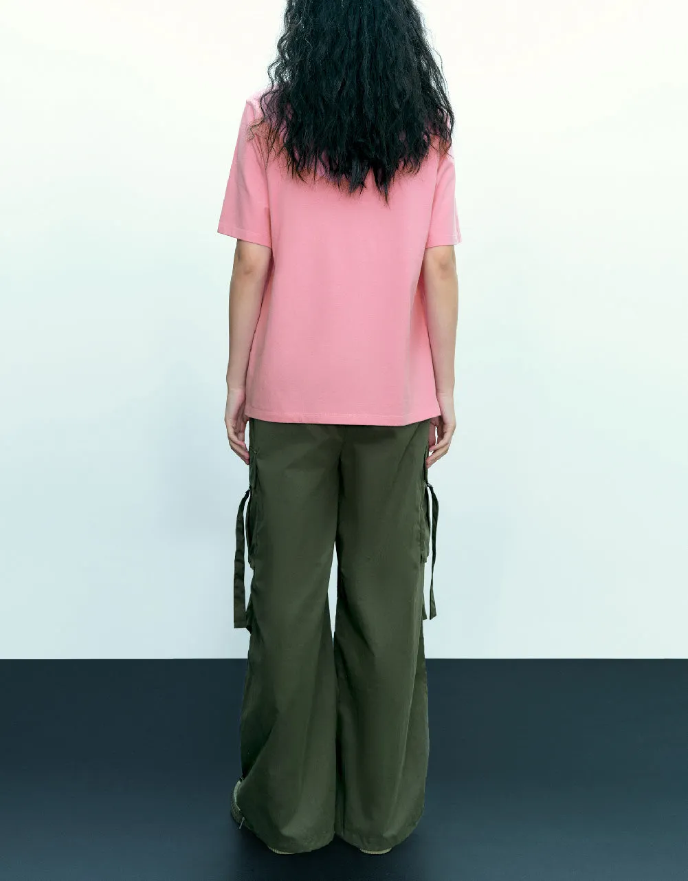 Printed Crew Neck Straight T-Shirt sold by Urban Revivo product image thumbnail 5