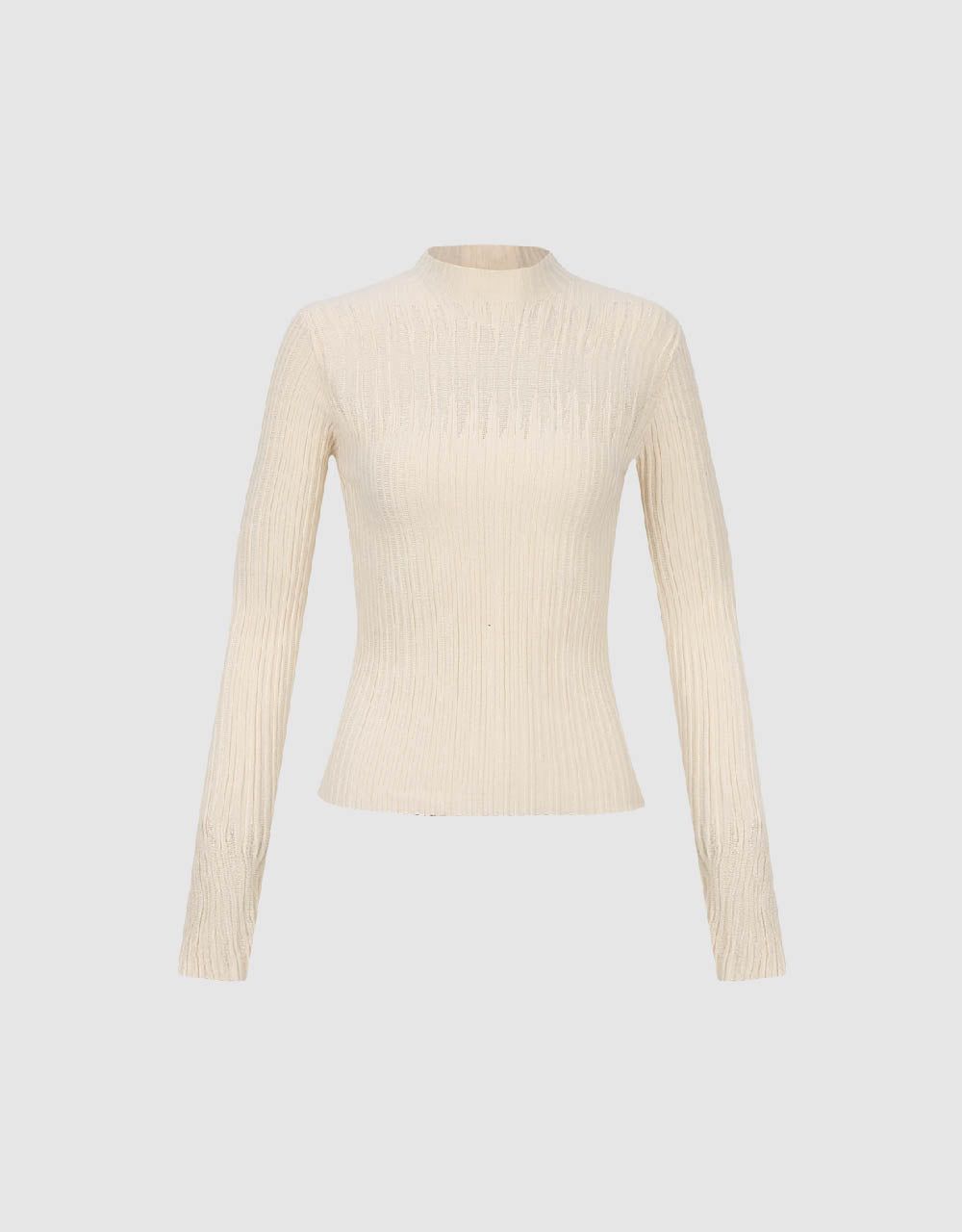 Crew Neck Knitted T-Shirt sold by Urban Revivo product image thumbnail 2