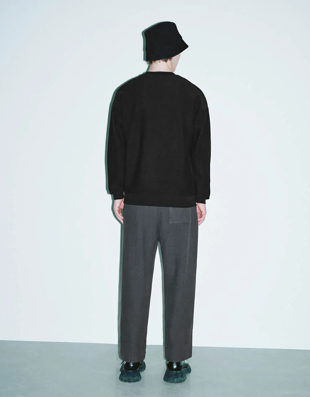 Letter Embossed Crew Neck Sweatshirt sold by Urban Revivo product image thumbnail 4