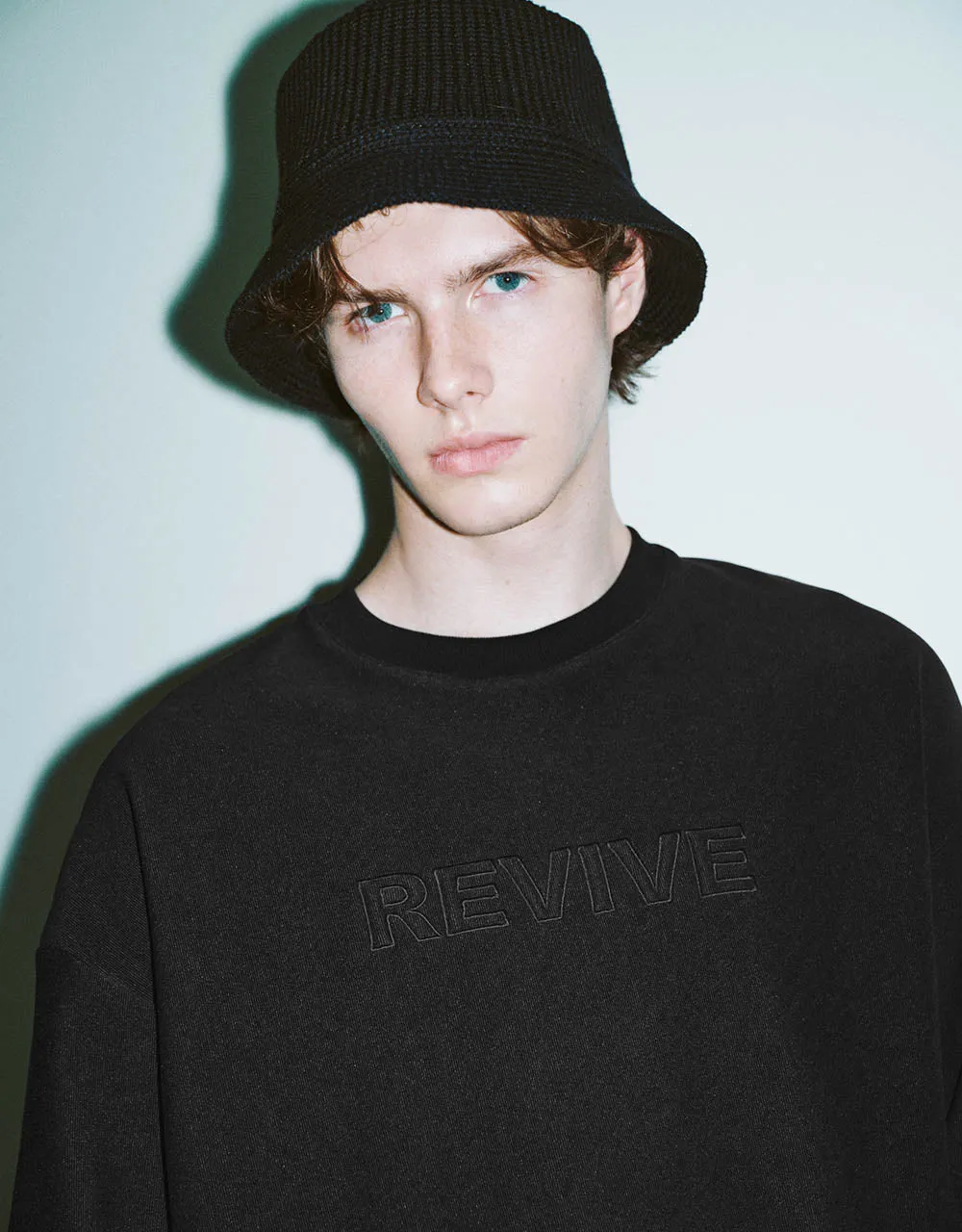 Letter Embossed Crew Neck Sweatshirt sold by Urban Revivo product image thumbnail 5