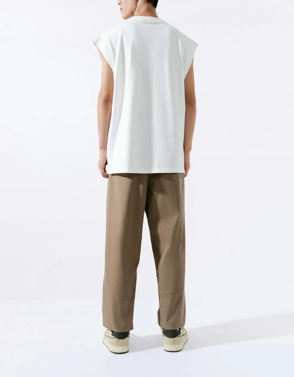 Crew Neck Loose Tank Top sold by Urban Revivo product image thumbnail 4