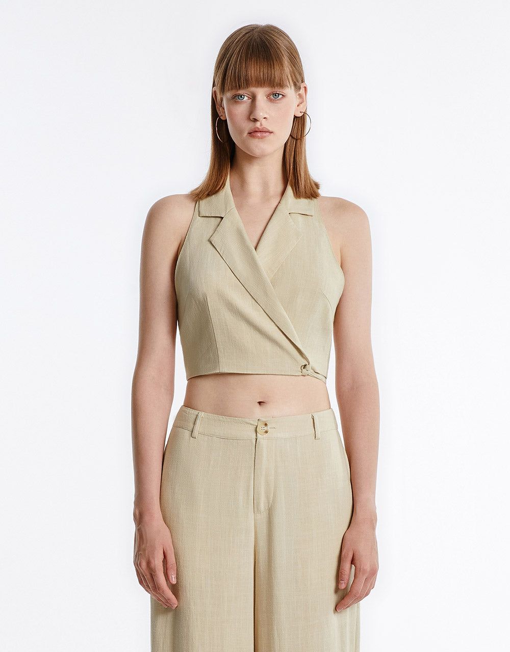 Cropped Wrapped Vest sold by Urban Revivo product image thumbnail 5
