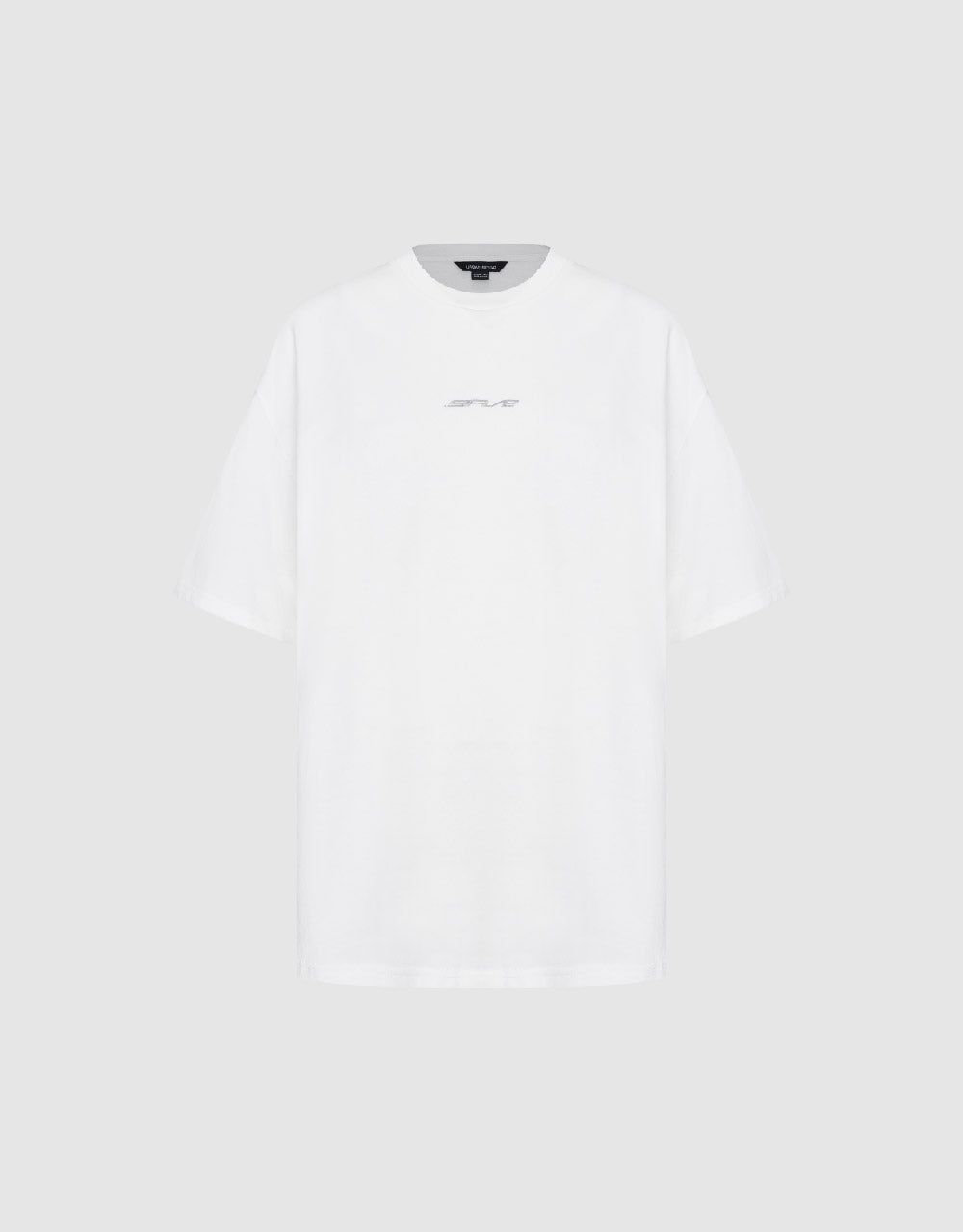 Letter Printed Crew Neck Loose T-Shirt sold by Urban Revivo product image thumbnail 2