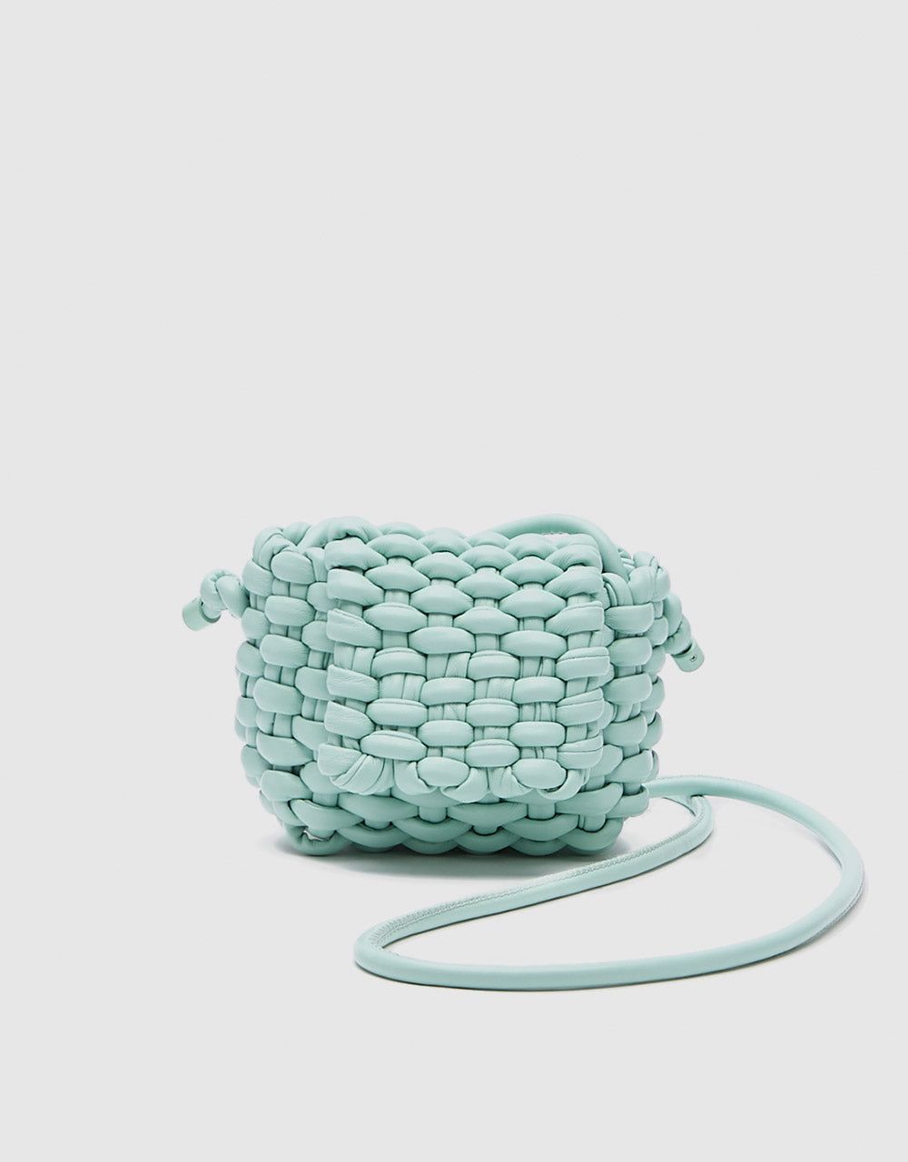Woven Flap Mini Crossbody Bag sold by Urban Revivo