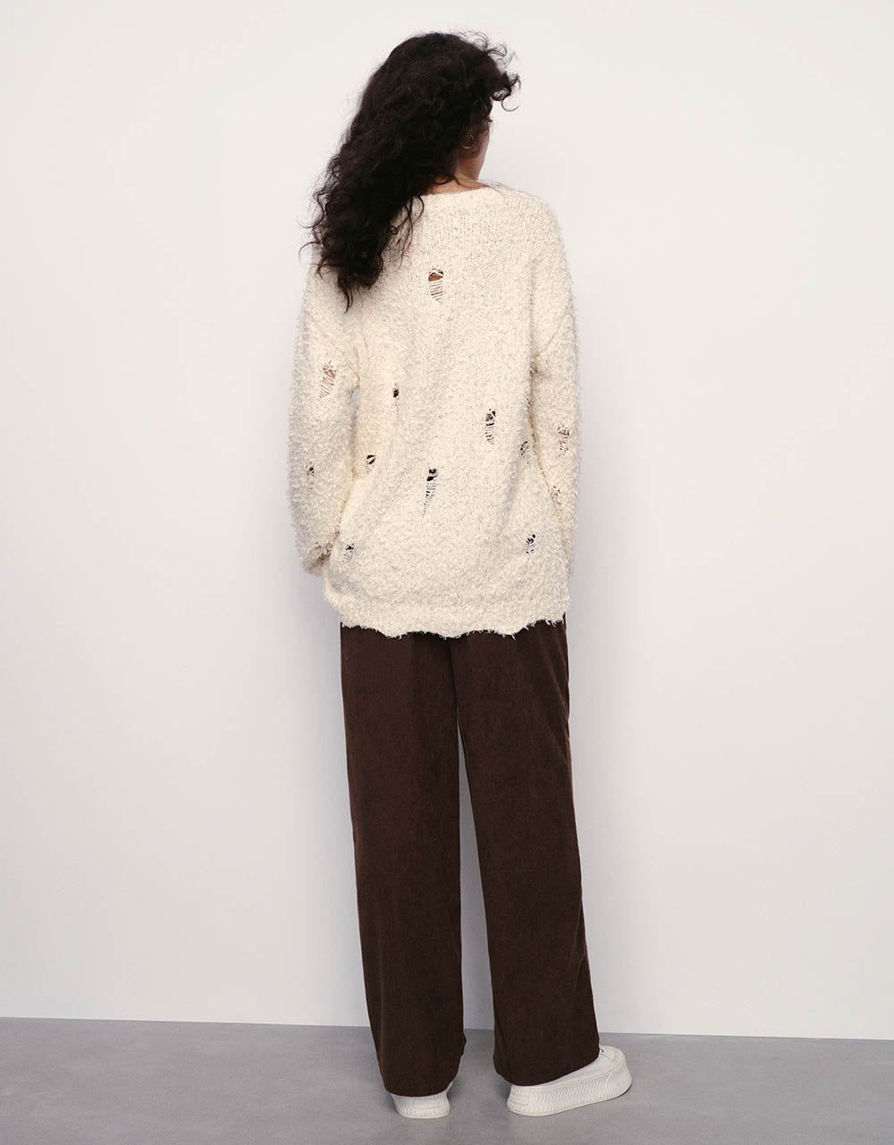 Elastic Waist Wide-Leg Pants sold by Urban Revivo product image thumbnail 5