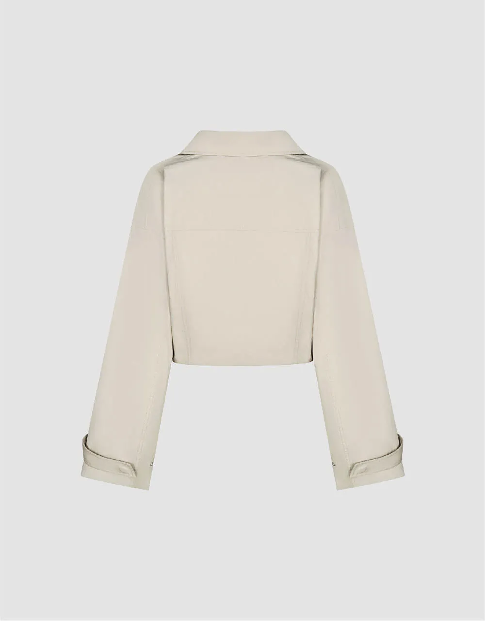 Zipper Front Lapel Jacket sold by Urban Revivo product image thumbnail 5