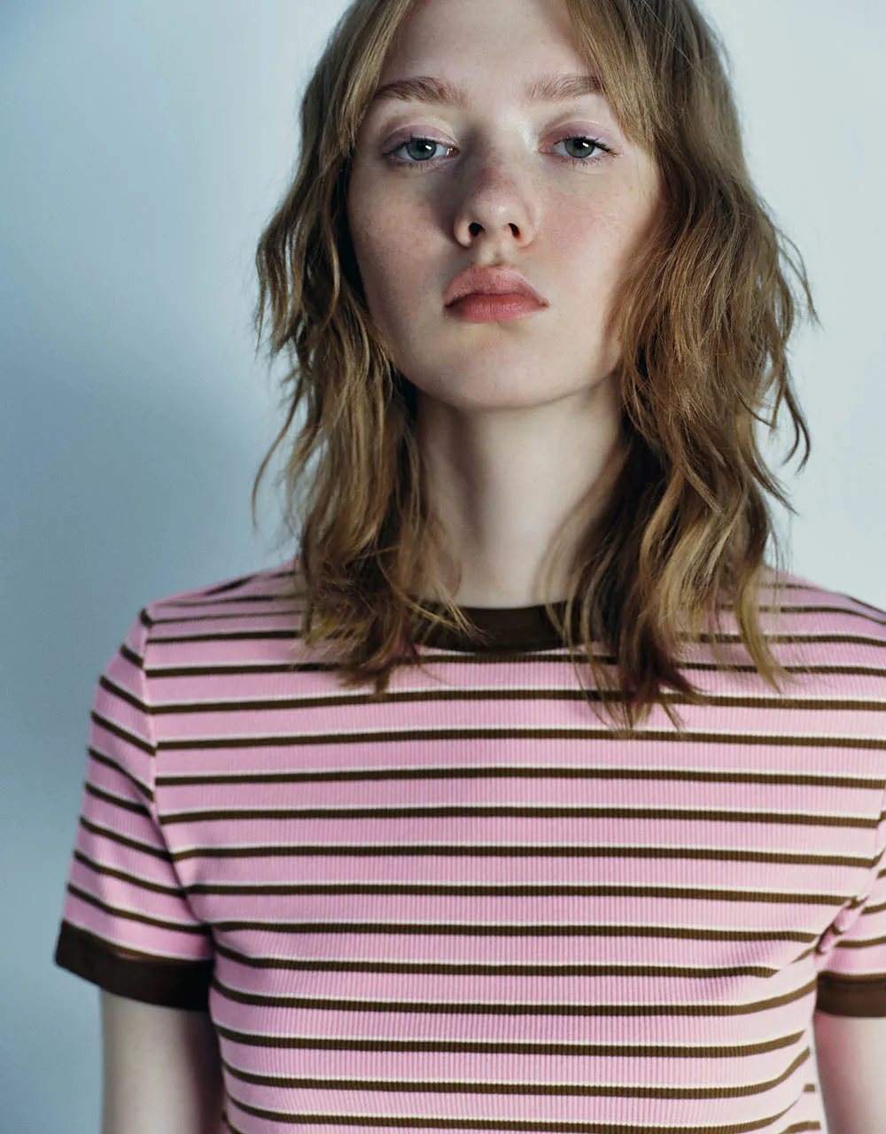 Striped Crew Neck Knitted T-Shirt sold by Urban Revivo product image thumbnail 4