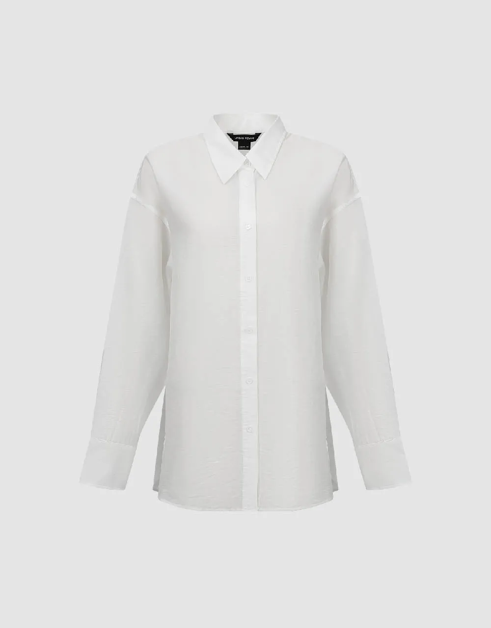 Button Up Straight Shirt sold by Urban Revivo product image thumbnail 2